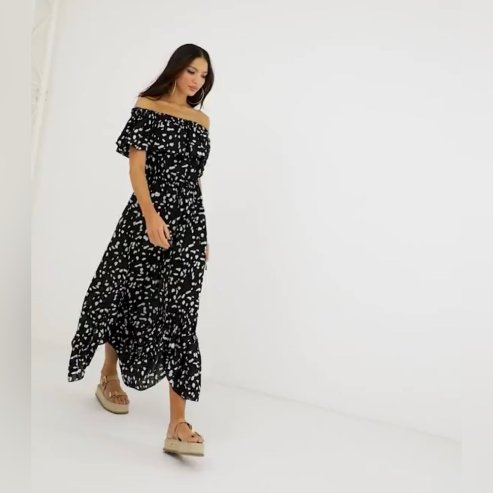 ✨NWT ✨ ASOS Polka Dot Ruffle Dress